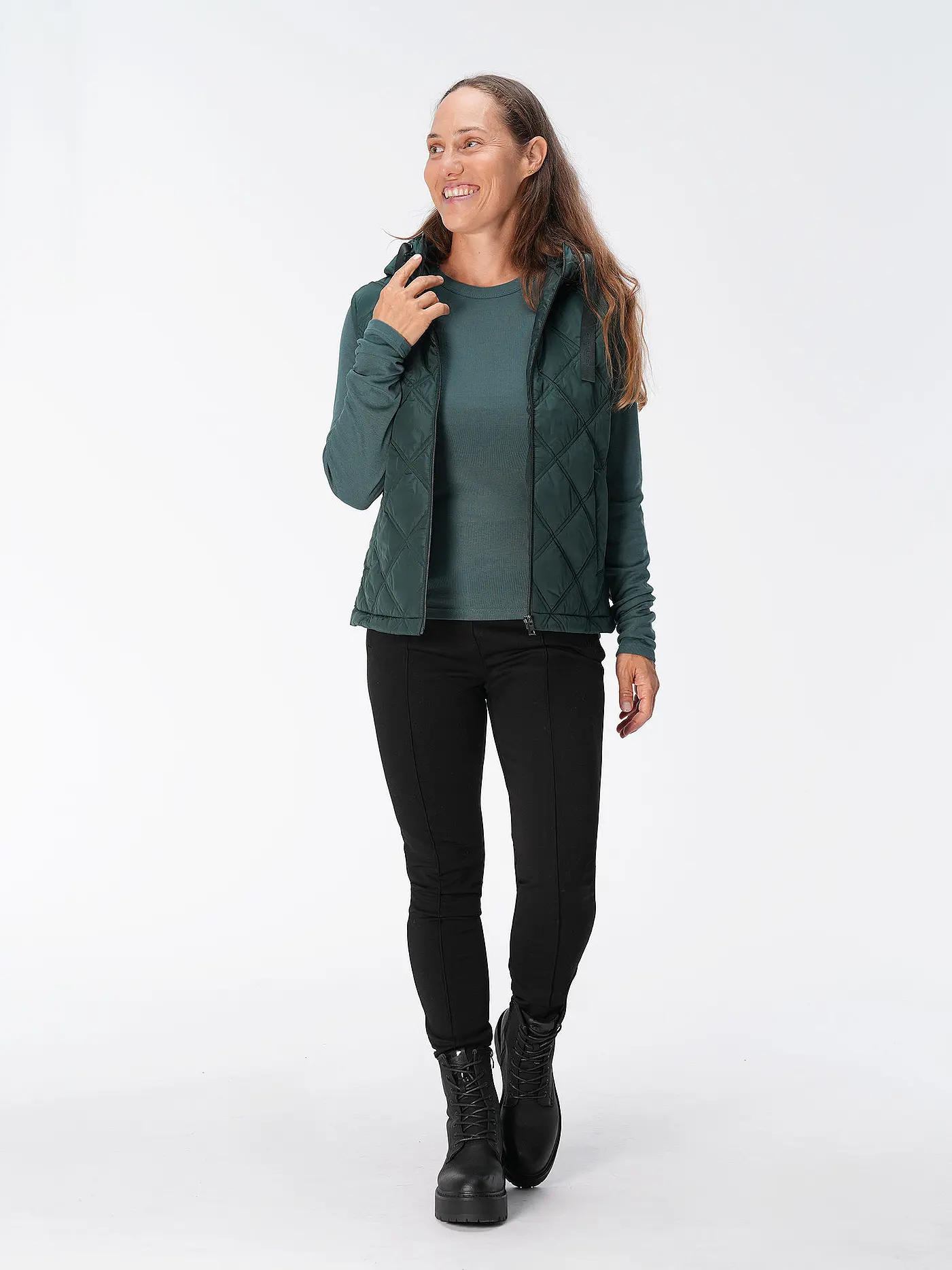 OPUS | Steppgilet WEMO | petrol